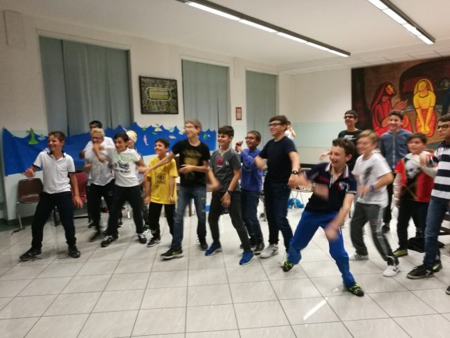 Alcuni dei ragazzi in momenti ricreativi