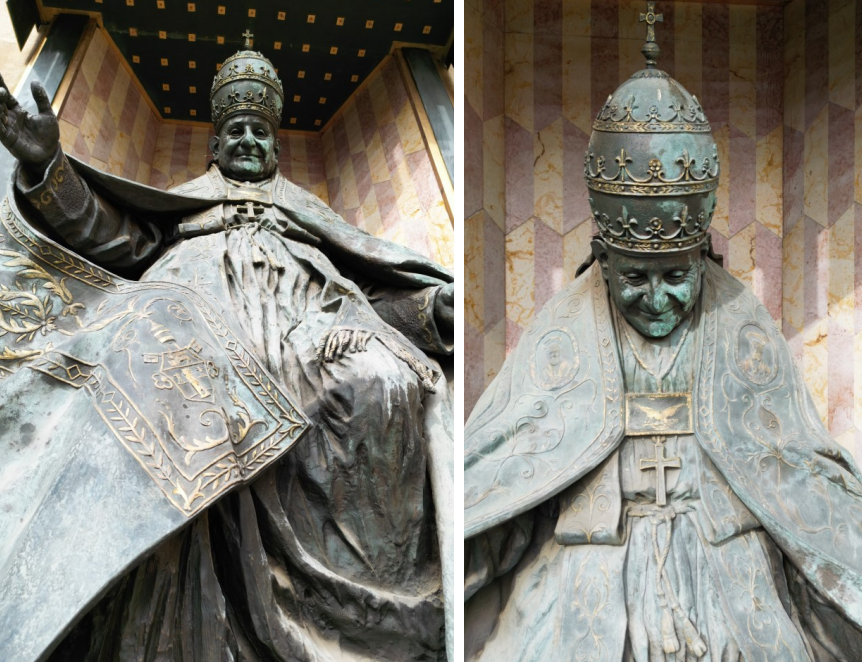 Sostieni il restauro della statua di Papa Giovanni XXIII - Seminario  Vescovile di Bergamo