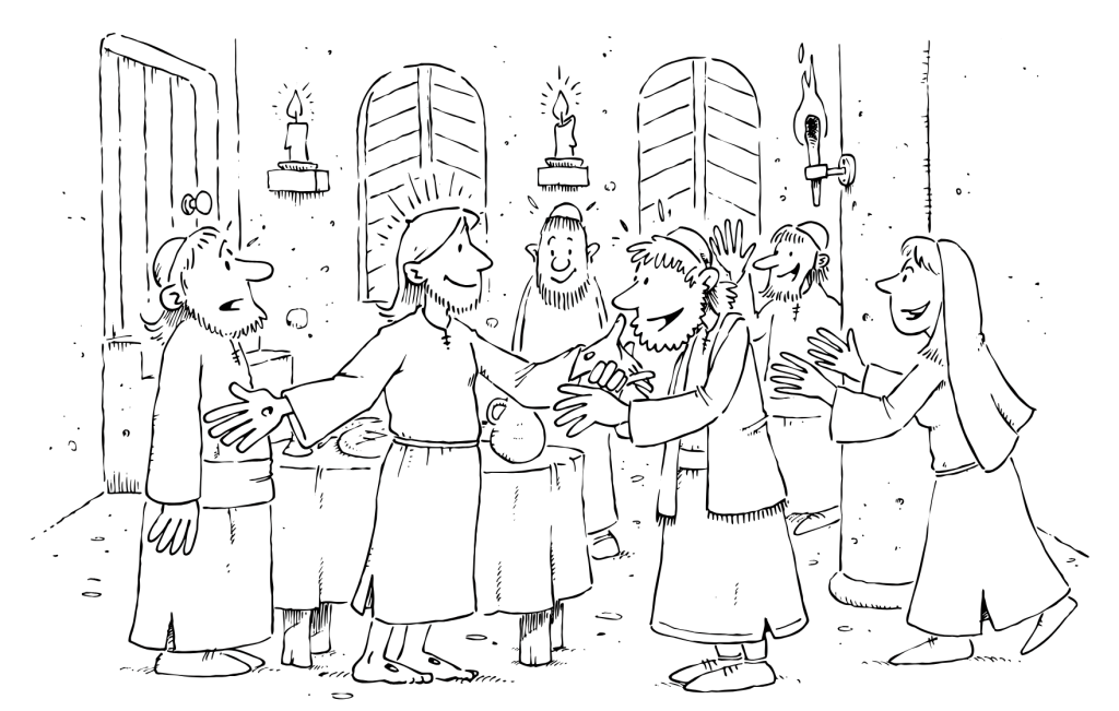 II DOMENICA DI PASQUA o della Divina Misericordia (ANNO C)
At 5,12-16   Sal 117   Ap 1,9-11.12-13.17-19   Gv 20,19-31