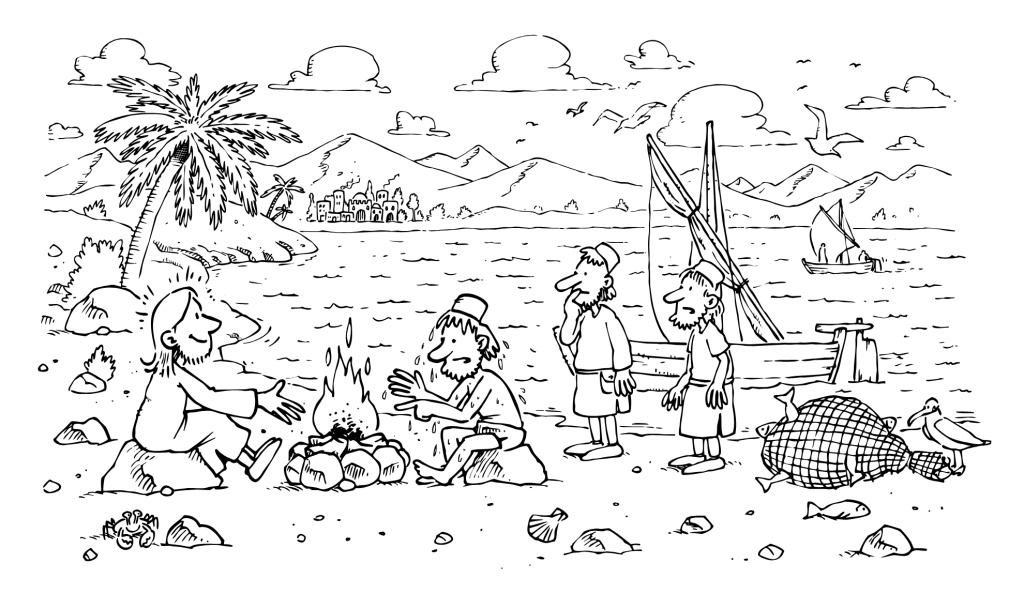 III DOMENICA DI PASQUA (ANNO C)
At 5,27-32.40-41   Sal 29   Ap 5,11-14   Gv 21,1-19